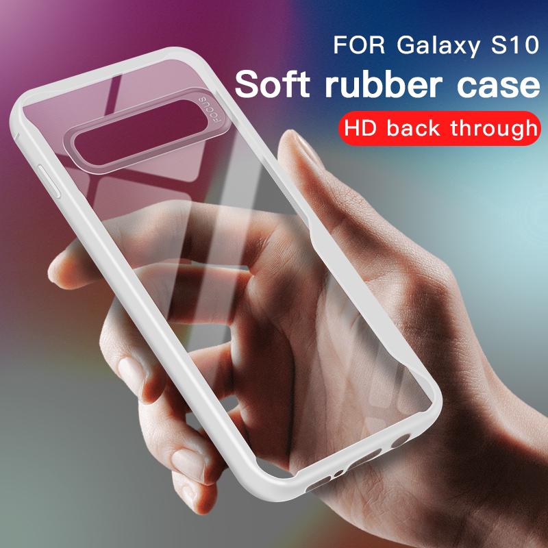 Ốp điện thoại silicone trong suốt cho Samsung Galaxy M30 M20 M10 S9 S10 Plus S10e