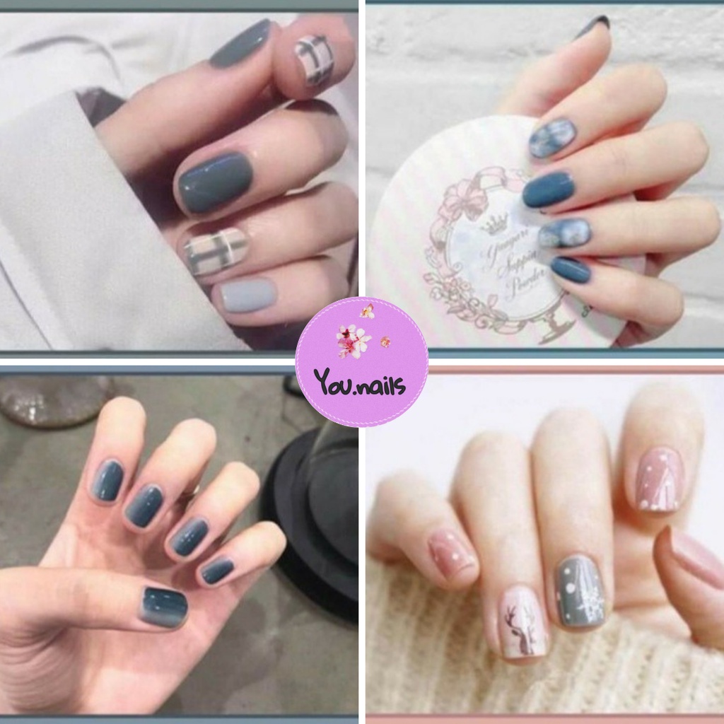 Móng tay giả kèm keo dài nhọn ngắn YOU NAILS (Mã Yn31-Yn40)