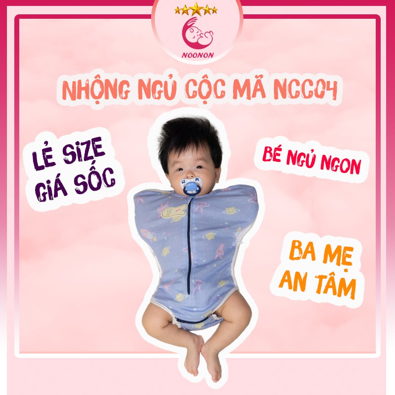 Quấn Nhộng Chũn𝑭𝑹𝑬𝑬𝑺?𝑰𝑷  Nhộng Chũn Cộc NOONON Chũn Giúp Bé Ngủ Ngon – NCC04