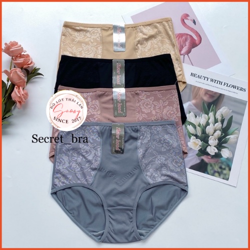 Quần Lót Bigsize Thái Lan 702 Lưng Cao, Thun Lạnh