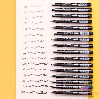 BÚT LINE ĐI NÉT KHÁNG NƯỚC MARIE'S C7806 (16 NÉT, MỰC ĐEN)