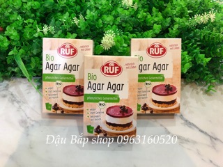 Bột rau câu hữu cơ Agar Đức mẫu mới