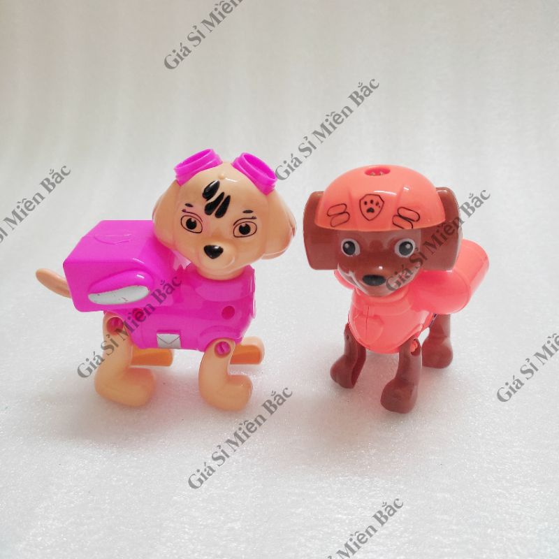 Bộ 6 chú chó cứu hộ kèm huy chương