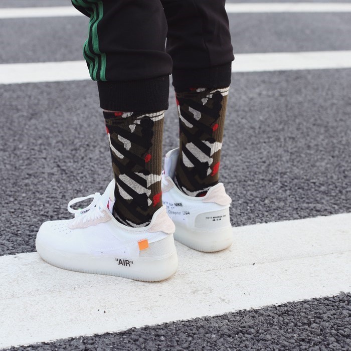 Vớ Tất Ngắn OFF WHITE Thời Trang Đường Phố