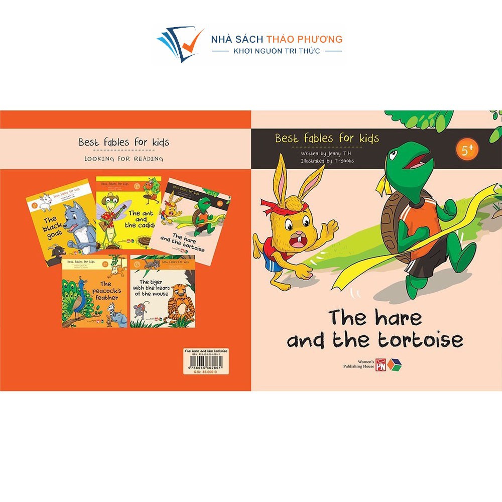 Sách - Truyện tranh đơn ngữ cho bé: The hare and the tortoise