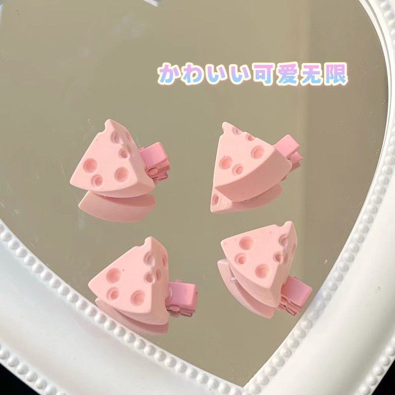 Kẹp Tóc Hình Phô Mai Dễ Thương Dành Cho Nữ