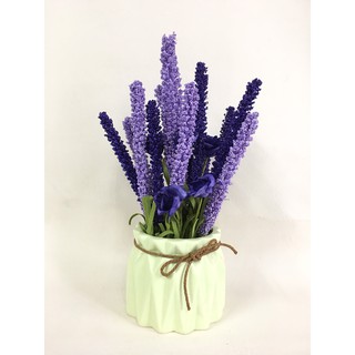 Bình hoa Lavender giả trang trí bàn HG05- Hoa giả