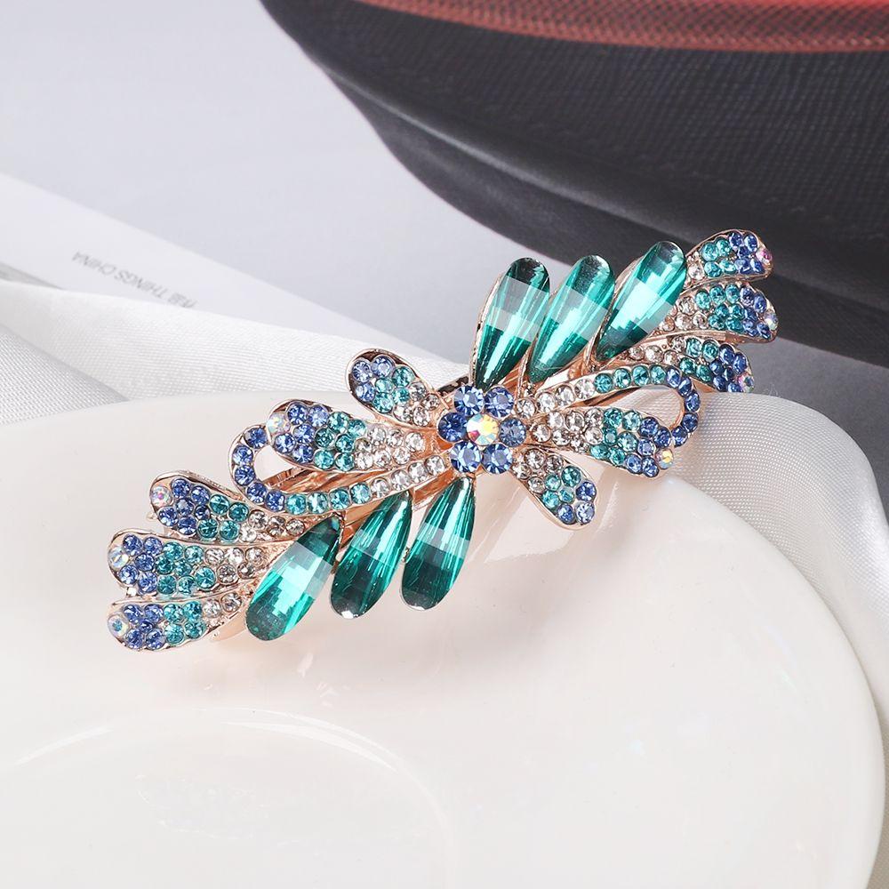 XIANTIN Kẹp Tóc Đuôi Ngựa Đính Hoa