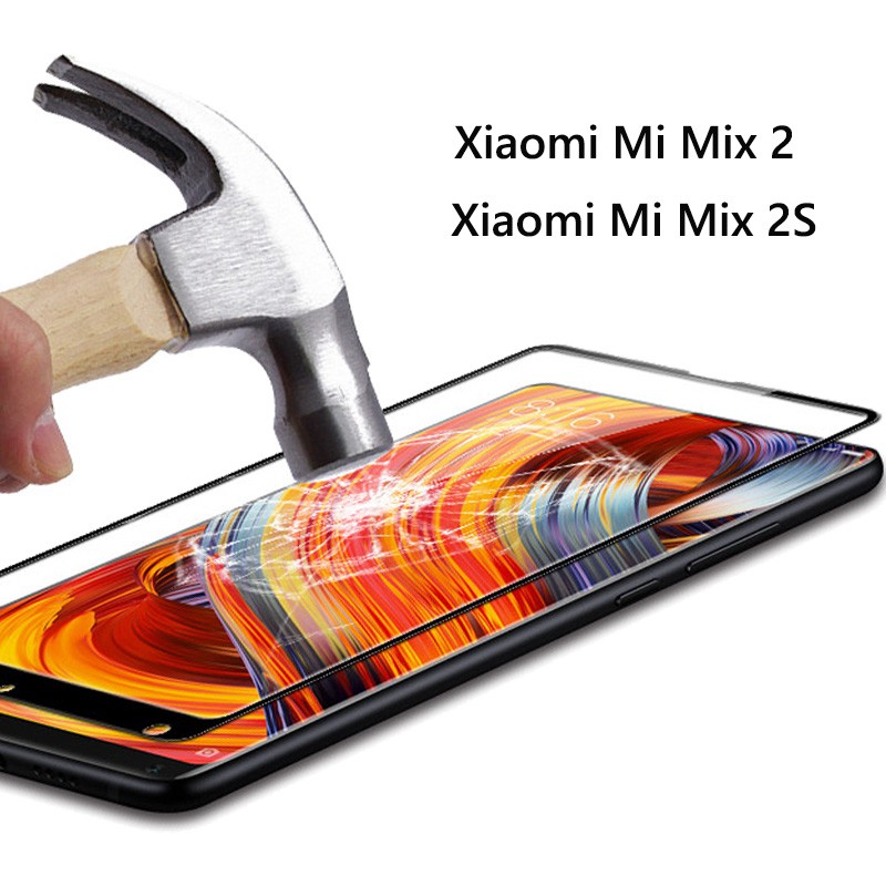 Kính cường lực bảo vệ toàn màn hình cho Xiaomi Max 3 Max 2 Mix 2 Mix 2s kèm phụ kiện làm sạch