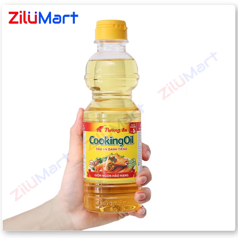 Chai dầu ăn Tường An Cooking Oil loại 400ml