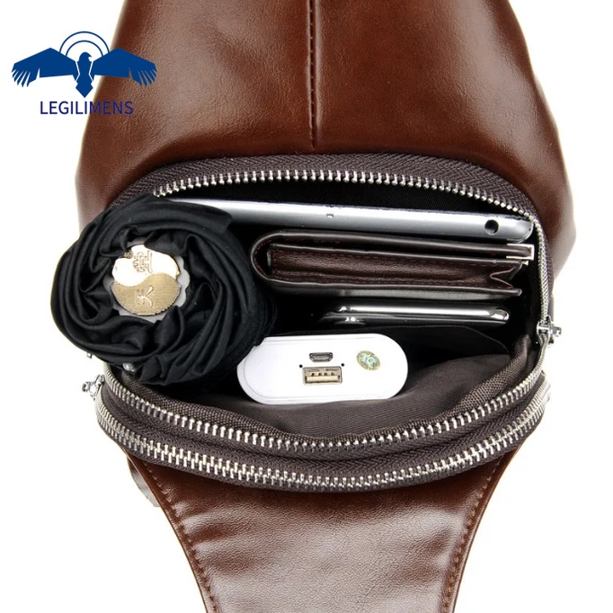 Túi Đeo Chéo Vai Bằng Da Thời Trang Sành Điệu Cho Nam