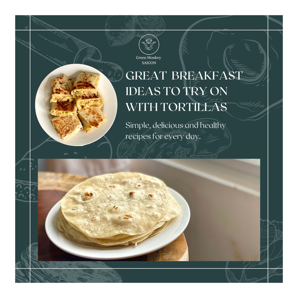 Vỏ bánh Tortilla (10 miếng)
