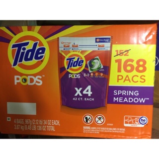 (Gói 42 viên) giặt Tide pods Mỹ -mẫu mới
