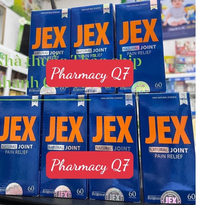 HÀNG MỚI Chai lớn tiết kiệm JEX PEPTAN 60 viên CÓTEM tích điểm- chính hãng Jex 60v