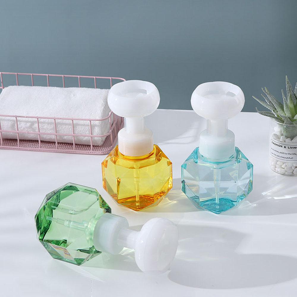 Bình Đựng Xà Phòng Dạng Lỏng Trong Suốt Có Thể Đổ Đầy Hình Hoa Malcom Chất Lượng Cao