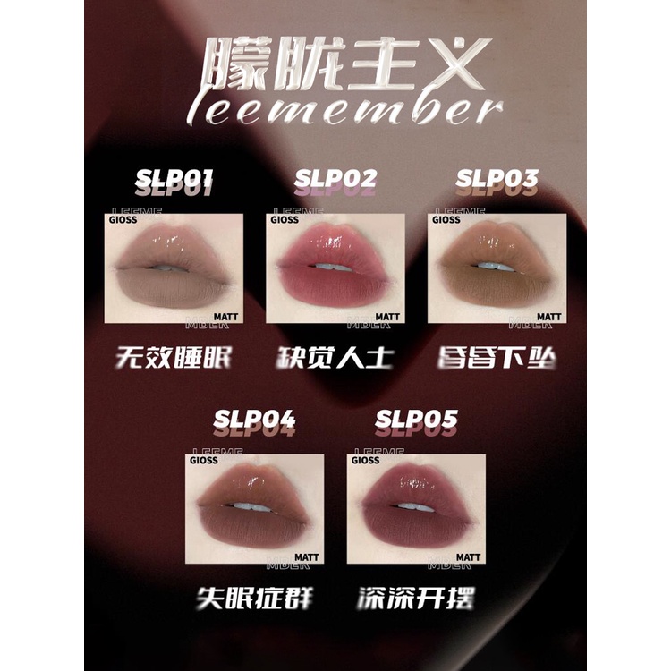 Son Môi Hai Đầu Màu Sắc Thời Trang Thương Hiệu Leemember