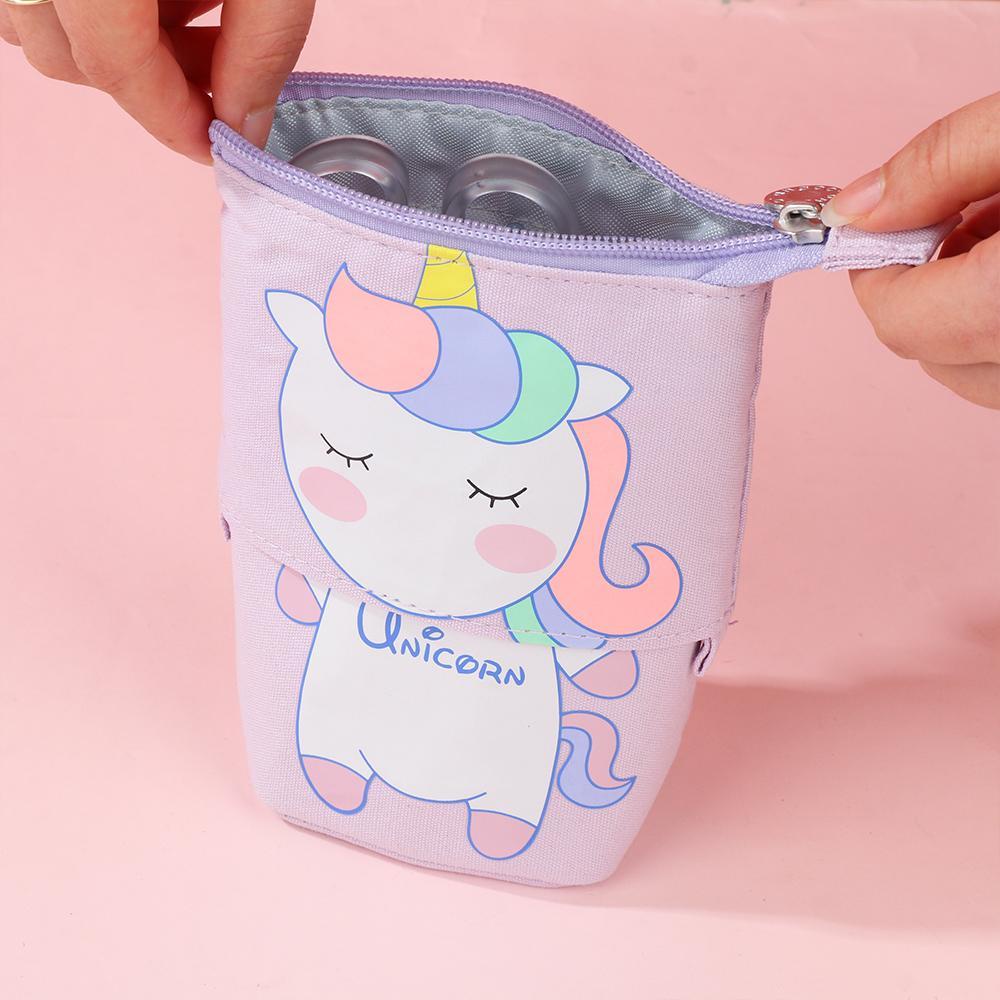 Hộp Bút Khóa Kéo Cỡ Lớn In Hình Mèo LAYOR1 Thời Trang