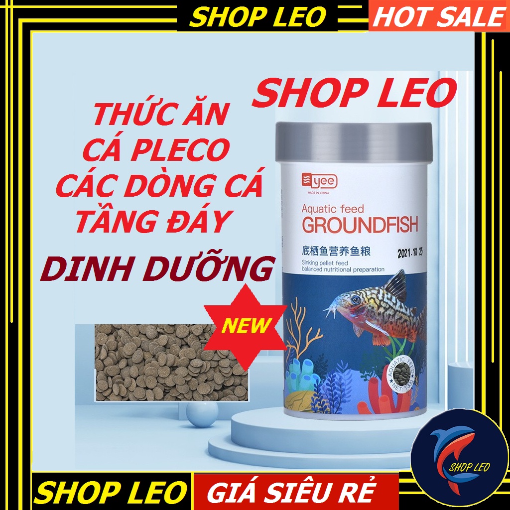 THỨC ĂN CHUYÊN DỤNG CHO CÁ PLECO - cá tầng đáy- Cám cá chuột