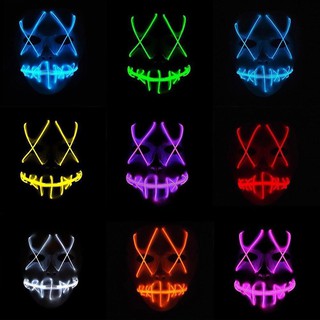 Mặt nạ Thanh trừng có đèn LED hóa trang Halloween-q53 shop oanh