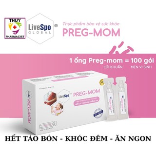 [Chính hãng] Pregmom bào tử lợi khuẩn, hộp 20 ống, hsd 2022