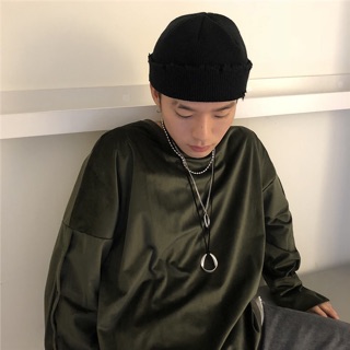 Mũ len beanie rách