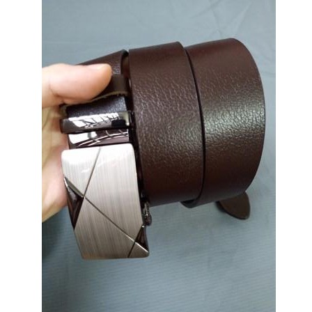 DÂY LƯNG DA BÒ - KHÓA GẠT TỰ ĐỘNG | BigBuy360 - bigbuy360.vn