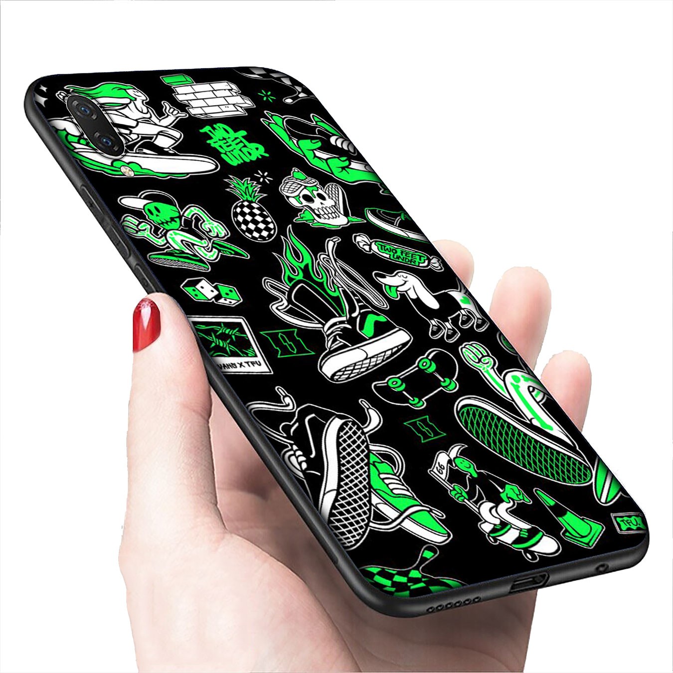 Soft Silicone iPhone 11 Pro XR X XS Max 7 8 6 6s Plus + Cover VANS Fashion cute Phone Case