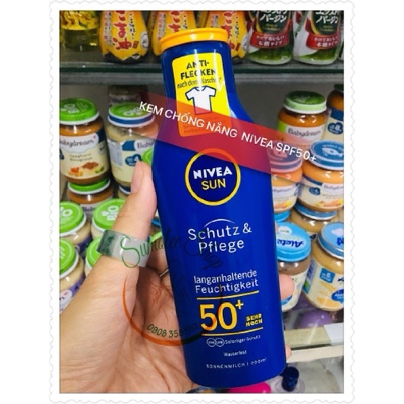 Kem Chống Nắng Nivea SPF50 200ml