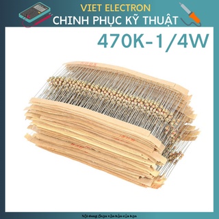 Điện trở 470k 1/4w túi 100c.