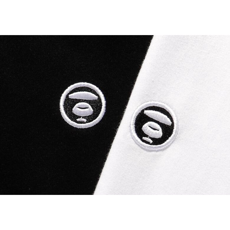 Áo thun cotton tay ngắn in chữ AAPE thời trang