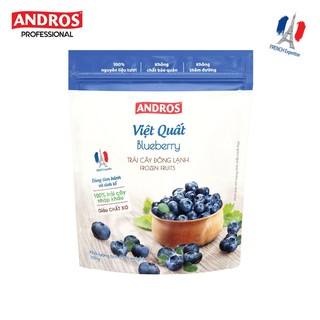 Chỉ giao hcm andros - việt quất trái lớn đông lạnh big blueberry frozen - - ảnh sản phẩm 8