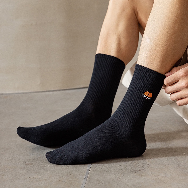 Tất thêu hoạt hình nhỏ nam nữ