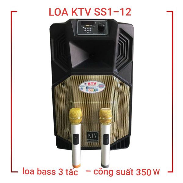 LOA KÉO DI ĐỘNG KTV SS1-12 BASS 3 TẤC 