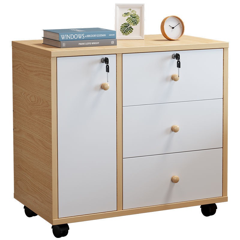 Tủ đầu giường Phòng ngủ hiện đại đơn giản nhỏ đựng đồ giả gỗ Bắc Âu Kệ để | BigBuy360 - bigbuy360.vn