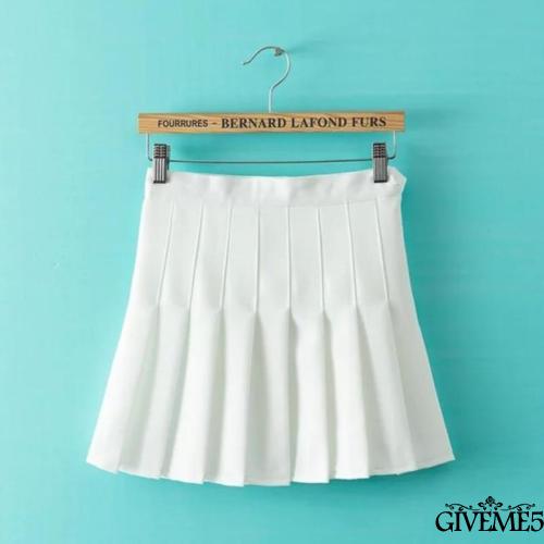 Chân Váy Xòe Màu Trơn Thời Trang Nữ Tính