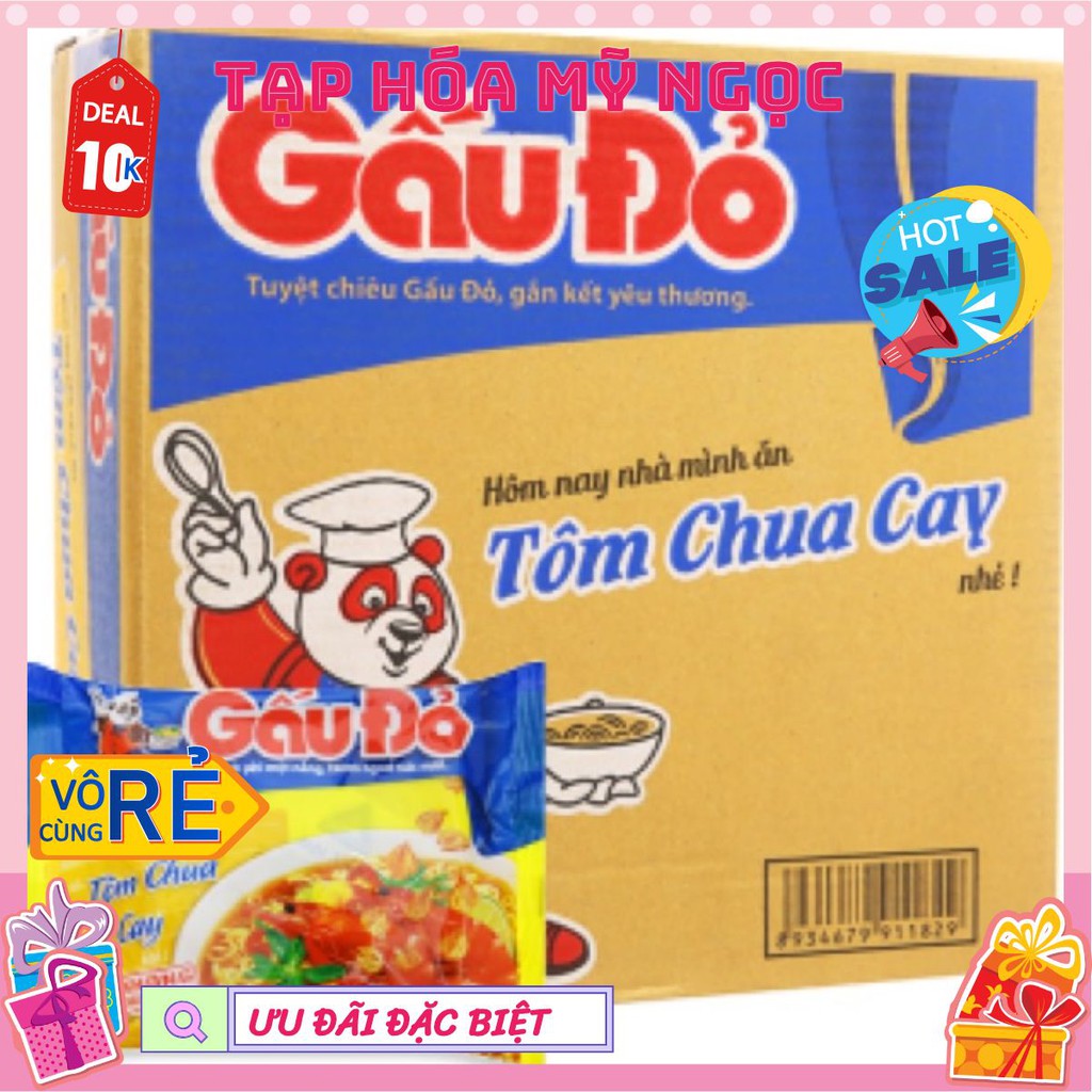 Mì gấu đỏ thùng 30 gói