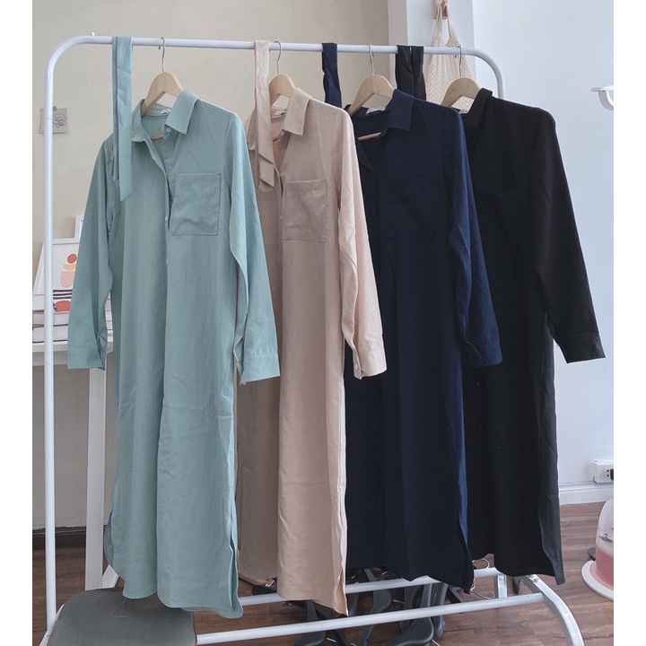 váy sơ mi dài tay | BigBuy360 - bigbuy360.vn