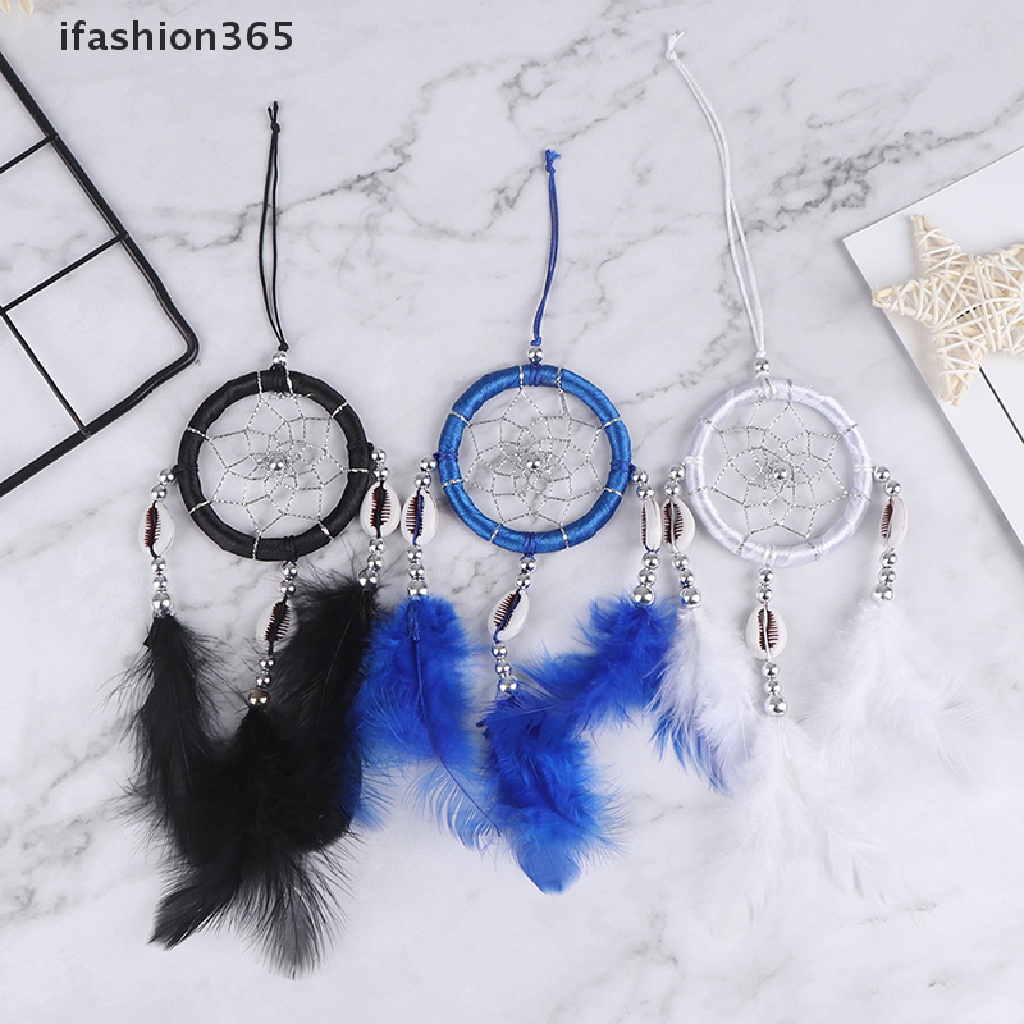 [ifashion365] 1Pc Feather Dream Catcher Car Interior Pendant Home Wall Hanging Ornaments VN