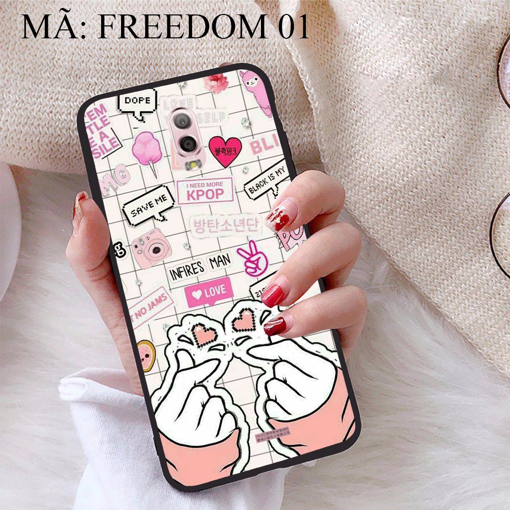 Ốp lưng Samsung J7 Plus viền dẻo TPU BST Phong Cách Freedom