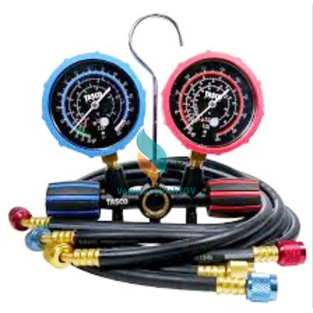 Bộ đồng hồ đôi đo áp suất Gas R22 cao cấp TASCO TB120SM