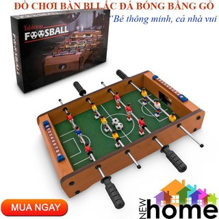 Bộ Đồ Chơi Bàn Bi Lắc Bóng Đá Table Top Foosball Để Bàn, bàn bi lắc gỗ Bóng Đá