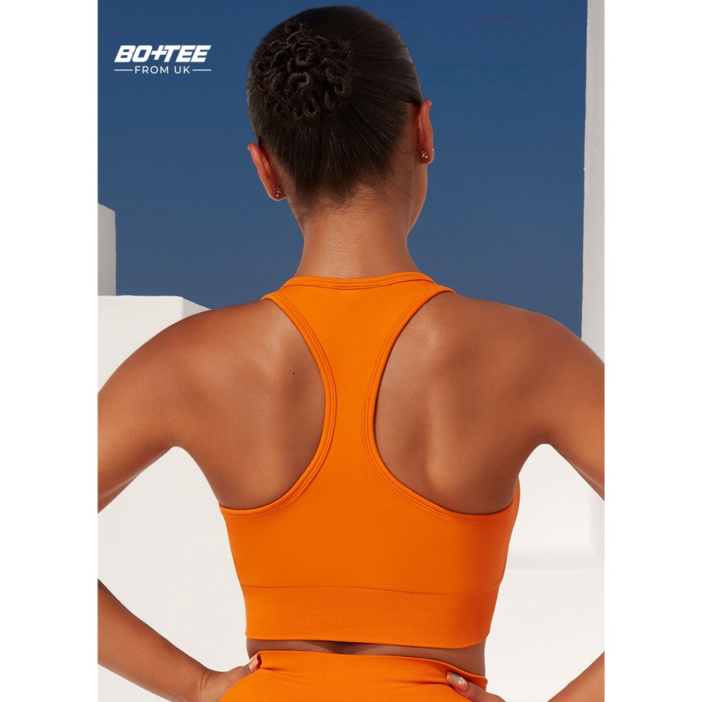 Bo+Tee - Áo bra thể thao nhún ngực, áo 2 dây tập gym, yoga, dance
