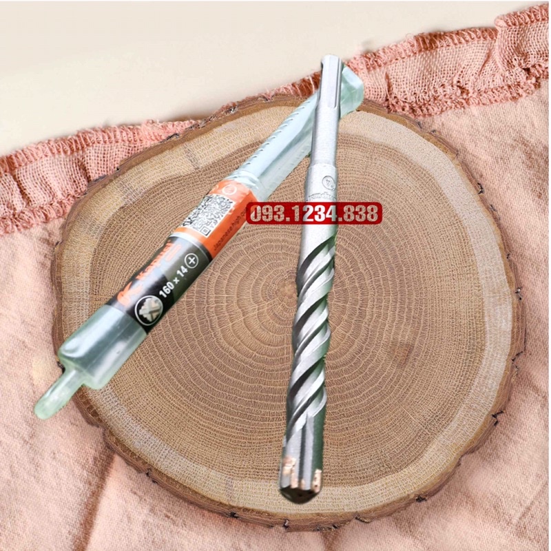 Mũi khoan bê tông Gài 4 cạnh Kapusi Japan