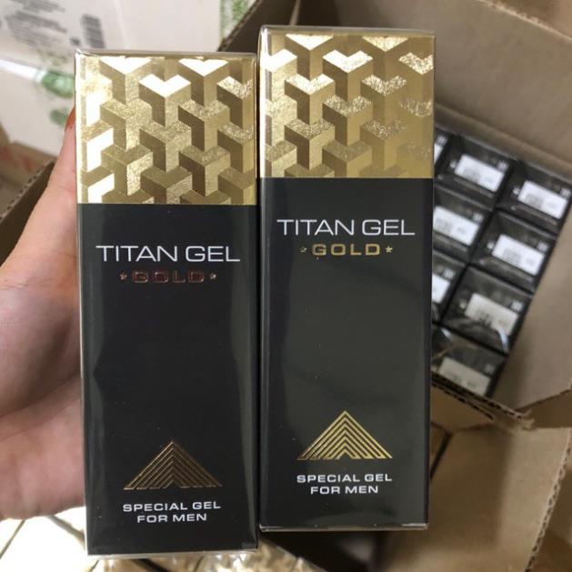 Combo 4 hộp freeship Gel dưỡng cho nam titangel gold nga haianhcomestic haianhcosmetic