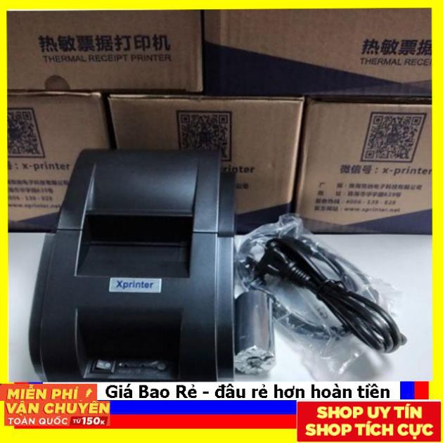 Máy in nhiệt XP-58IIH_[K58] cổng USB + kèm giấy in bill (5-10 cuộn giấy in)