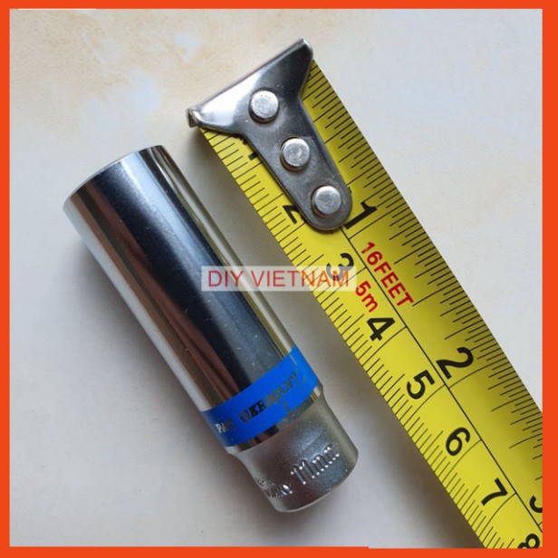 Tuýp mở bulong 1/4 inch thân dài hãng TOP (Khẩu vặn ốc 1/4 inch dài), khẩu ¼ top