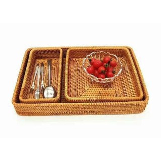 Khay mây guột đựng đồ ăn