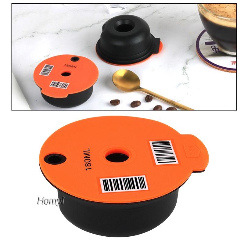 [HOMYL]Reusable Coffee Capsule Pods Slicone Lid for Bosch Tassimo 60ml Capacity