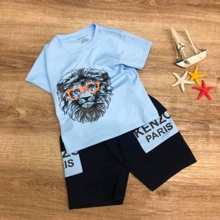 Bé trai quần túi hộp thật in Hình sư tử cực ngầu size 1-5