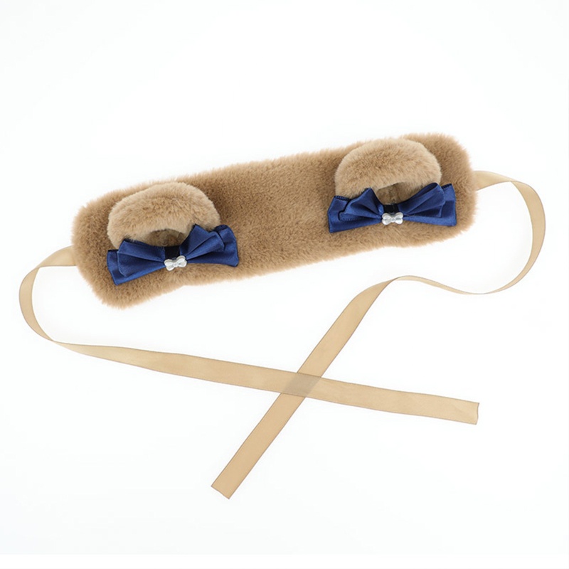 Oneri Băng Đô Cài Tóc Hình Tai Gấu Siêu Mềm Siêu Thấm Hút